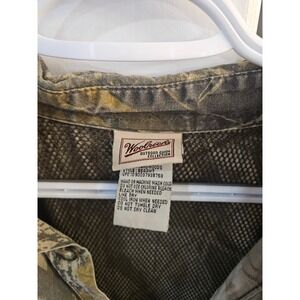 Woolrich Mens Realtree Hardwoods Camo Vented Back Hunting Shirt 5543WT Large